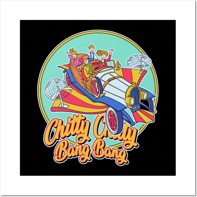 Chitty Chitty Bang Bang 1968 Wall Art by asterami